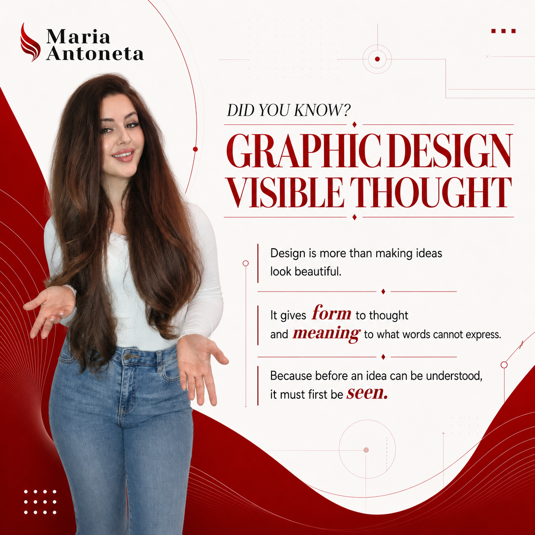 Graphic Design Visible Thought social media visual